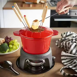 Pot à <span class=keywords><strong>fondue</strong></span> au chocolat pas cher pour une personne, ensemble individuel en fonte pour <span class=keywords><strong>fondue</strong></span> à la <span class=keywords><strong>viande</strong></span> - Product Image 3
