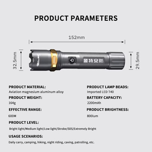 2025 mới siêu sáng công suất cao 18650 EDC xách tay <span class=keywords><strong>LED</strong></span> Torch ánh sáng <span class=keywords><strong>Mini</strong></span> torch ánh sáng Sạc chiến thuật <span class=keywords><strong>Led</strong></span> đèn pin - Product Image 6