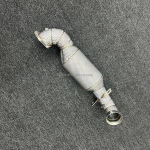 Haut débit avec protection thermique Catted avec tuyau de descente d'échappement de <span class=keywords><strong>catalyseur</strong></span> pour BMW <span class=keywords><strong>MINI</strong></span> <span class=keywords><strong>Cooper</strong></span> S R56 R57 R60 Cabriolet 1.6T - Product Image 6