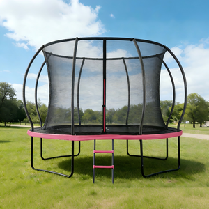 Funjump <span class=keywords><strong>Trampoline</strong></span> professionnel pour adultes et enfants, norme européenne, diamètre extérieur 244/<span class=keywords><strong>305</strong></span>/366, <span class=keywords><strong>trampoline</strong></span> d'intérieur avec <span class=keywords><strong>filet</strong></span> de protection - Product Image 1