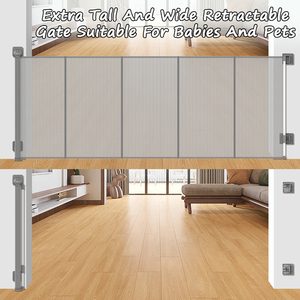 Lunettes <span class=keywords><strong>de</strong></span> soleil Extra Brede Staaf Intrekbare Baby Poorten Hond Kat Baby Poort <span class=keywords><strong>lange</strong></span> Poorten - Product Image 6