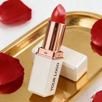 Maquillage OEM en gros, faible MOQ, rouge à lèvres crème mat vegan longue tenue et waterproof, marque privée, logo personnalisé