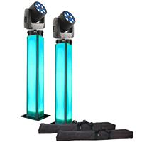 Soporte Vertical Portátil de Aluminio F34 para Iluminación DJ Americana, Resistente y Modular, para Clubes, Bodas, Conciertos, Eventos y Espectáculos