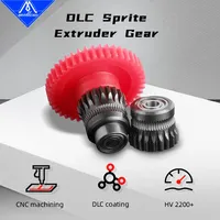 Engrenage d'extrudeuse Sprite en acier trempé Mellow tout métal revêtu DLC 1.75MM à filament à entraînement direct pour Creality Ender-3 S1 Ender 3 V3