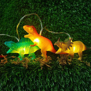 10 LED dinosaure guirlandes lumineuses pour chambre d'enfant garçons chambre <span class=keywords><strong>noël</strong></span> <span class=keywords><strong>conte</strong></span> <span class=keywords><strong>de</strong></span> fées guirlande dessin animé lampe fête monde jurassique - Product Image 5
