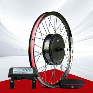27.5/29inch Brushless Gear Hub <b>Motor</b> Electric Bicycle Conversion Kit Twist Throttle LCD Display Lithium Battery Plastic 5000W - Product Image 1