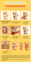 Produsen Mainan Boneka Plush Kustom OEM ODM, Desain Sesuai Sampel, Pabrik Boneka Teddy Bear Personalisasi, Bangun Merek Anda Sendiri