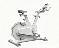 Cyclette Motorizzata Regolabile Magnetica con Generazione di Elettricità, Silenziosa, Commerciale, per Allenamento Cardio e Spinning, con APP