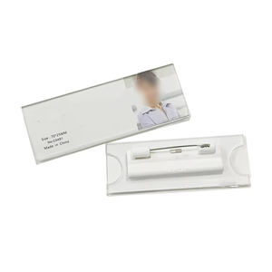 Sıcak satış özel isim etiketi rozeti tutucu süblimasyon personel promosyon ve iş hediyeler için okul üniforması isim etiketleri - Product Image 2