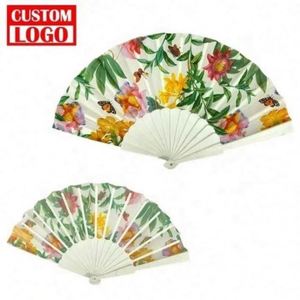 Custom Fairy Style Bamboo Folding <b>Hand</b> <b>Fan</b> Japan Design for Weddings Parties Festivals Summer Use <b>Hand</b> Painted Business Gift - Product Image 5