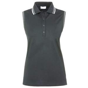 Camiseta Polo de Golf sin Mangas para Mujer, Diseño Personalizado, Alta Calidad, Deportiva, Suave y Lisa - Product Image 1