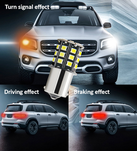 Alta potencia BAU15S <span class=keywords><strong>7507</strong></span> <span class=keywords><strong>PY21W</strong></span> 1156 ámbar blanco 33 SMD 2835 bombilla LED nuevas luces de señal de giro frontal lámpara indicadora de dirección - Product Image 3