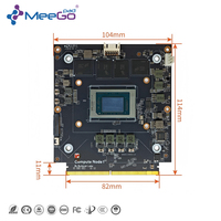 AMD Ryzen 7 8840U Krackan Yapay Zeka Çekirdeği 50TOPS NPU LPDDR5X 64GB Radeon 890M MXM USB4 PCIe 16x Çift HD EDP 28W TDP Gömülü Yapay Zeka Modülü