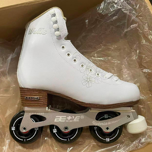 <span class=keywords><strong>Patines</strong></span> en Línea Profesionales Feng Quan, Duraderos, de Alta Calidad, con Freno Delantero, 3 Ruedas de PU 85A para Competición - Product Image 3