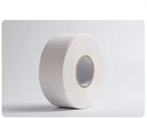 Grosir Pabrik kertas Toilet selulosa ukuran besar gulungan Jumbo dalam 48 rol kertas tisu bubur bambu Virgin timbul