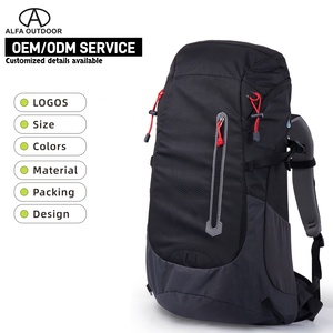 Mochila de Senderismo de 40L Personalizada OEM, Mochila Resistente para Exteriores con Accesorios para Bastones de Trekking y Correas para Equipo - Product Image 1