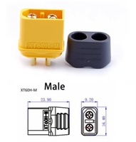 Conectores XT60H Hembra y Macho con Carcasa para Dron FPV, Batería Lipo, Enchufe XT60, Nylon, PCB, Categoría de Producto RC