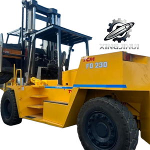 Chariot élévateur TCM FD230Z8 23 tonnes d'occasion, chariot élévateur japonais 23 tonnes, moteur Isuzu 6BG1, machine d'occasion, chariot élévateur à essence, 3000 mm, 23000 kg - Product Image 1