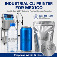 Impresora CIJ Industrial para la Codificación de Fechas de Caducidad y Lotes en Botellas de Alimentos y Bebidas en México