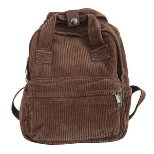 New Arrival Casual Fabric Small Backpack Corduroy Promotion Backpacks