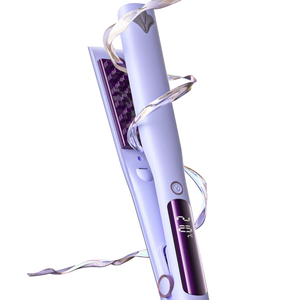 Plancha de pelo plana digital personalizada, plancha de cerámica eléctrica, control de temperatura inteligente, 2 y 1 alisador de ondas, venta al por mayor - Product Image 1