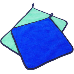 Microfiber Fishing Towel With <b>Hook</b> Quick Dry Dual Layer For <b>Car</b> Cleaning And Outdoor Use - Product Image 1