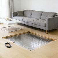 Tapis chauffant électrique en feuille pour système de chauffage par le sol pour parquet et moquette
