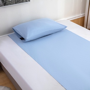 Drap plat de mise à la terre en fibre argentée de haute qualité, antistatique, écologique, brodé, 400TC, pour adultes, usage domestique, hospitalier et hôtelier - Product Image 5