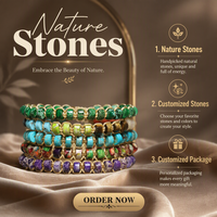 Conjunto de Pulseras Boho de Piedra Natural Hechas a Mano, Elegantes y de Lujo, con Nudos de Macramé y Cuentas Tejidas, Joyería de Regalo al por Mayor para Mujer