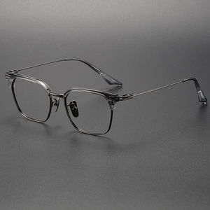 Anti <strong>Blue</strong> Light Blocking Glasses New Designer Square Optical Eye Glasses Women Men Acetate Spects Oversized Eyeglasses Frames - Product Image 3