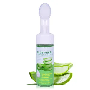 Wholesale 150ml for Men Skin Care Aloe Vera Facial Cleansing Foam Cleanser Cream