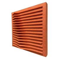 Panneau diffuseur acoustique décoratif moderne Yuan Yuan, diffuseur absorbant le son suspendu, solution de conception graphique