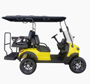รถกอล์ฟอลูมิเนียมสุดหรู 4 ที่นั่ง มอเตอร์ AC 5KW แบตเตอรี่ลิเธียมแบบชาร์จไฟได้ 24 โวลต์ ระยะทางวิ่ง 36 หลุม รับน้ำหนักได้ 300 กก. สำหรับเล่นกอล์ฟ - Product Image 5