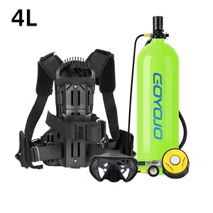 Equipo de Buceo con Cilindro de Oxígeno de 4L, Respirador para Snorkel de 40-60 Minutos, Cilindro de Oxígeno para Buceo - Product Image 1