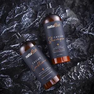Private Label Luxury Hair Care Treatment Organic Sulphate Free Kids Protein Deep Sea Caviar Hair Shampoo And Conditioner Set