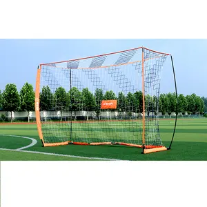 高品质便携式折叠足球足球门门球门柱和足球训练练习网设备