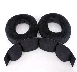 Housse de coussin de remplacement en velours, coussinets d'oreille en mousse éponge pour <span class=keywords><strong>Sennheiser</strong></span> <span class=keywords><strong>HD650</strong></span> HD600 - Product Image 5