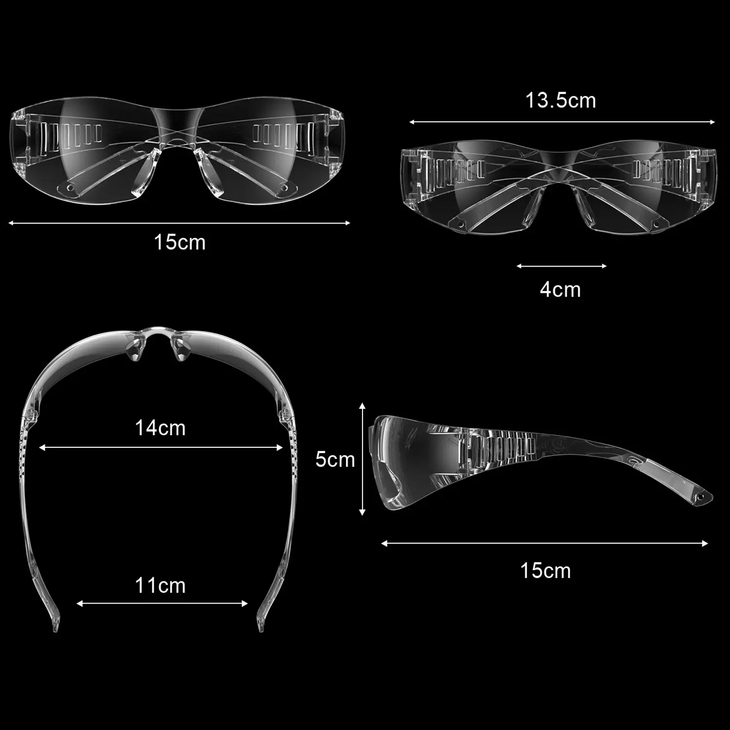 Nouvelle étoile ANSI lentille travail industrie Protection des yeux sécurité Anti-buée lunettes Protection des yeux lunettes pour la Construction