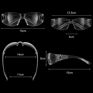 نظارات جديدة من Lens Star ANSI للحماية ضد الضباب أثناء العمل والصناعة نظارات حماية العين أثناء العمل في البناء
