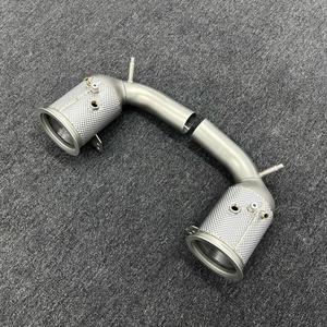 Tuyau d'échappement pour <span class=keywords><strong>Porsche</strong></span> 2019+ 911 992 Carrera 3.0T <span class=keywords><strong>Turbo</strong></span> S Targe <span class=keywords><strong>4S</strong></span> en acier inoxydable, vente directe d'usine - Product Image 1