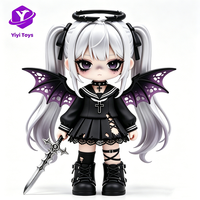 Figuras de Anime de PVC Estilo Morute Yandere, Ángel Oscuro Espeluznante, Personalizadas por el Fabricante (OEM), para Colección