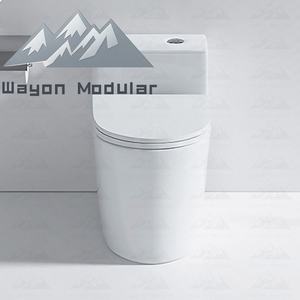 WC monobloc moderne blanc Wayon avec <span class=keywords><strong>chasse</strong></span> <span class=keywords><strong>d</strong></span>'<span class=keywords><strong>eau</strong></span> double et siège à fermeture douce pour appartement de luxe WW-ZBQ - Product Image 2