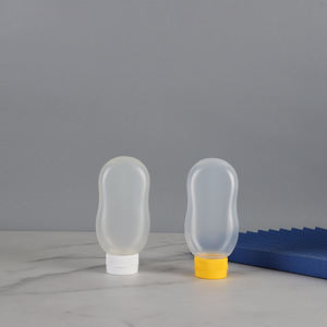 ขวดพลาสติก PP 100มล. ขนาดเล็กน่ารักใส่ง่ายพร้อมฝาปิดด้านบนสีเหลืองซอสมะเขือเทศบาร์บีคิวน้ำผึ้ง - Product Image 5