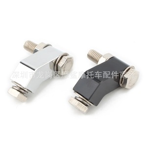 Motorcycle Headlight Extension <b>Bracket</b> CNC Aluminum Spotlight Mounting Kit For Harley Modification - Product Image 4