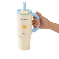 Fantastique Tasse de Voyage Isotherme en Acier Inoxydable à Double Paroi de 900 ml avec Poignée, Couvercle et Infuseur à Thé – Maintien Thermique 6-12 Heures