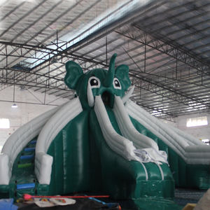 子供のための3つのスライドパスインフレータブル水おもちゃと大人のための人気の販売インフレータブル象プールスライド - Product Image 2