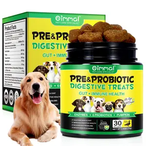 Oimmal 30 mềm nhai trước Probiotic tiêu hóa xử lý ruột miễn dịch Bổ sung sức khỏe nhai cho chó