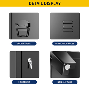 Armadio Moderno in Metallo a Singola Anta, Armadietto in Acciaio <span class=keywords><strong>per</strong></span> Vestiti dei Bambini, <span class=keywords><strong>per</strong></span> Camera da Letto, Hotel o Appartamento - Product Image 4