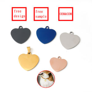 <span class=keywords><strong>2025</strong></span> 프리미엄 품질 사용자 정의 애완 동물 태그 스테인레스 스틸 새겨진 동물 태그 및 매력 - Product Image 1