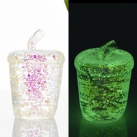 Nouveau jouet anti-stress souple en TPR, tasse de thé au lait phosphorescente, à rebond lent, unisexe, à partir de 14 ans